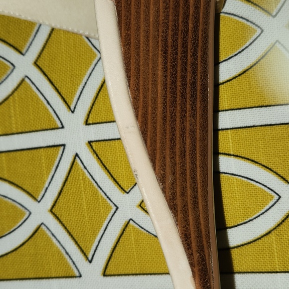 Cole Hann peach nectar genevieve weave wedge sandals size 9 - Picture 10 of 10